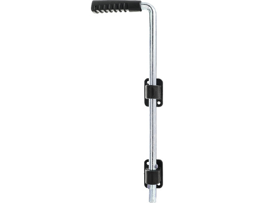 Zemná zarážka s dvoma vodiacimi uholníkmi 400 x 16 x 40 mm galv. pozinkovaná, hrubovrstvo pasivovaná Tyčový zámok s rukoväťou na zabezpečenie dverí