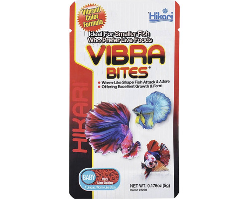 Krmivo pre ryby Hikari Vibra Bites Baby 5 g-0