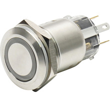 Kovový stláčací gombík