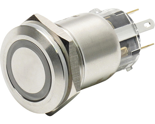 Kovový stláčací gombík