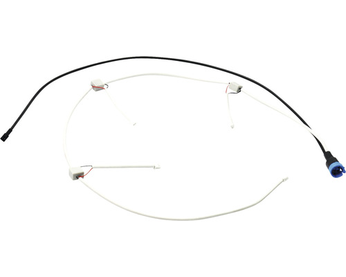 Svetelná reťaz s pripojovacím káblom a konektormi