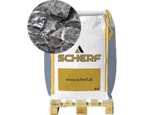 Kamenná drť mramorová 25–50 mm čierno-biela big bag 1000 kg