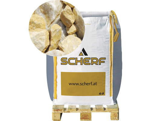 Kamenná drť mramorová 25–50 mm zlatý oker big bag 1000 kg