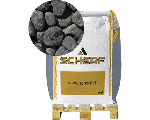 Štrk mramorový 25–40 mm ebenovočierny big bag 1000 kg