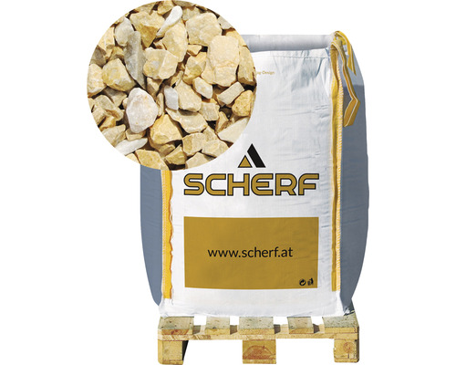 Kamenná drť mramorová 8–12 mm zlatý oker big bag 1000 kg