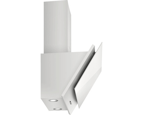 Biela digestor s otvorenou klapkou