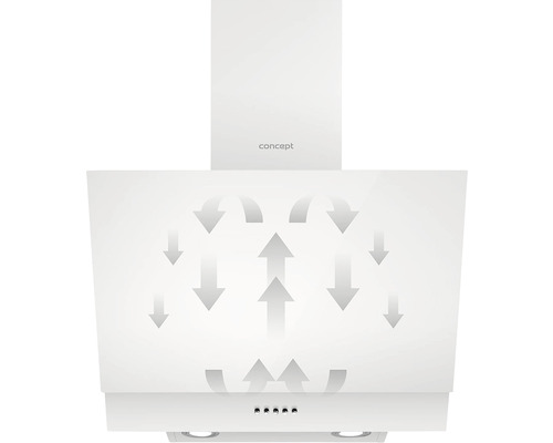 Digestor so šípkami znázorňujúcimi cirkuláciu vzduchu