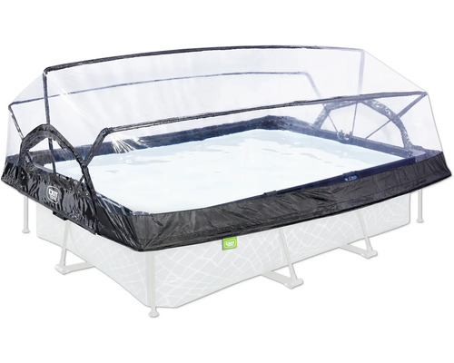 Zastrešenie bazéna EXIT Pool 300 x 200 cm Kryt bazéna s rámom pre obdĺžnikové bazény