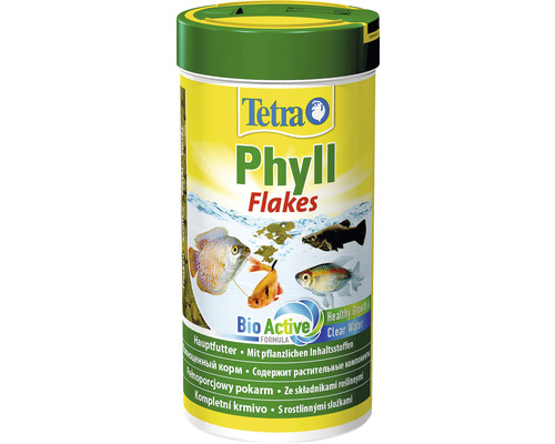 Vločkové krmivo pre ryby TetraPhyll 250 ml