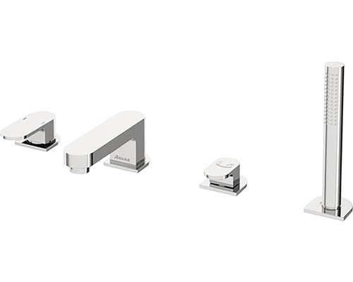 Voľne stojaca vaňová batéria s ručnou sprchou