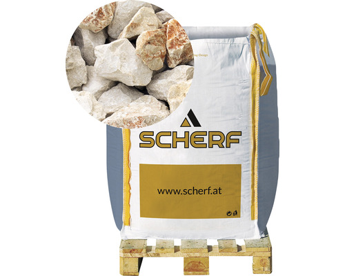Kamenná drť vápencová dalmácka 22–32 mm béžová big bag 1000 kg