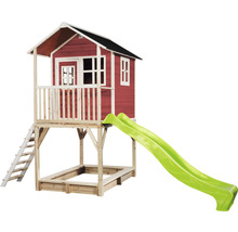Detský hrací domček so šmýkačkou a pieskoviskom do záhrady