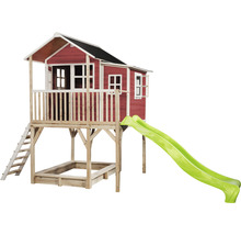 Detský domček so šmýkačkou a pieskoviskom do záhrady