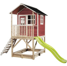 Detský hrací domček so šmýkačkou a pieskoviskom