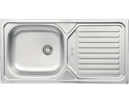 Nerezový drez s odkvapkávacou plochou