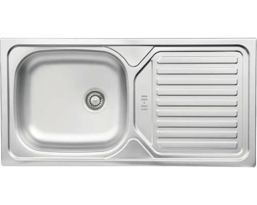 Nerezový drez s odkvapkávacou plochou