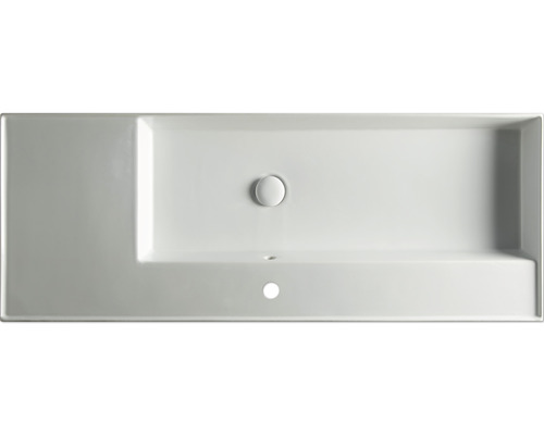 Keramické umývadlo s prepadom a otvorom pre batériu