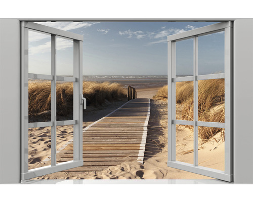 Obraz do exteriéru Okno na pláž 77x117 cm