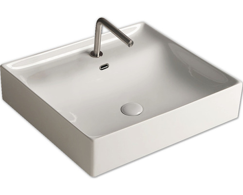 Keramické umývadlo na dosku s batériou