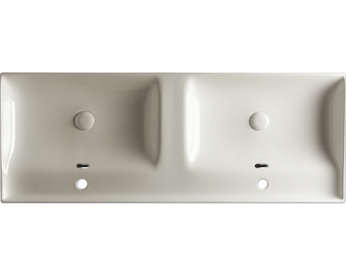 Keramické dvojité umývadlo s dvoma umývadlami