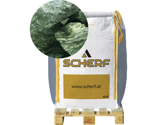 Kamenná drť bridlicová 50–100 mm zelená trblietavá big bag 1000 kg