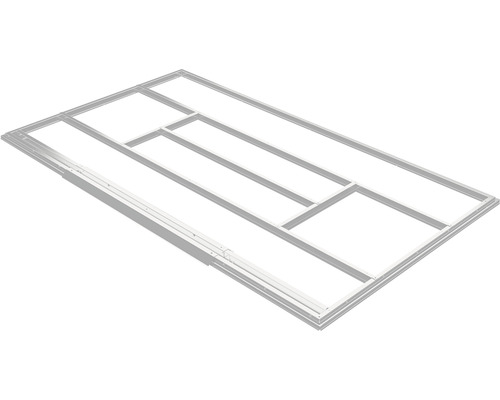 Kovový rám pre konštrukciu záhradného domčeka