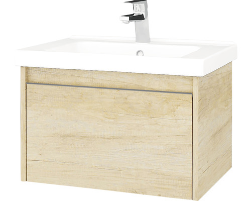 Kúpeľňová skrinka s umývadlom Dřevojas Bono 61x39 cm Nebraska umývadlo Harmonia 203993