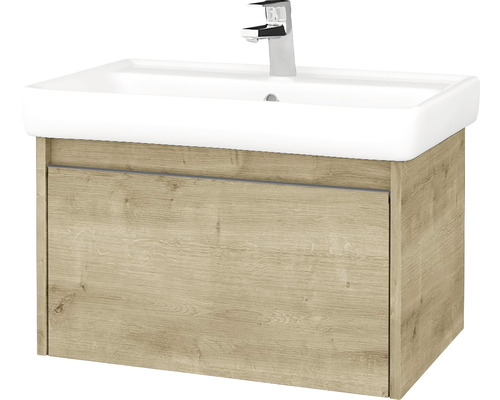 Kúpeľňová skrinka s umývadlom Dřevojas Bono 64,5x39 cm Arlington umývadlo Q 203269