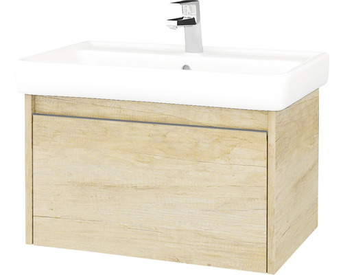 Kúpeľňová skrinka s umývadlom Dřevojas Bono 64,5x39 cm Nebraska umývadlo Q 203276