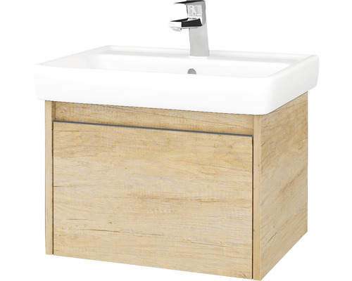 Kúpeľňová skrinka s umývadlom Dřevojas Bono 54,5x39 cm Nebraska umývadlo Q 203184