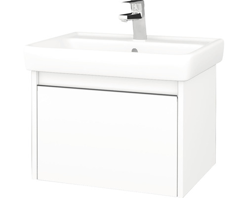 Kúpeľňová skrinka s umývadlom Dřevojas Bono 54,5x39 cm biela umývadlo Q 203221-0