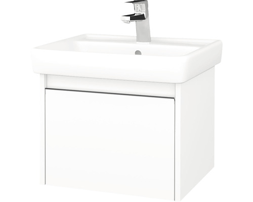 Kúpeľňová skrinka s umývadlom Dřevojas Bono 49,5x39 cm biela umývadlo Q 203139