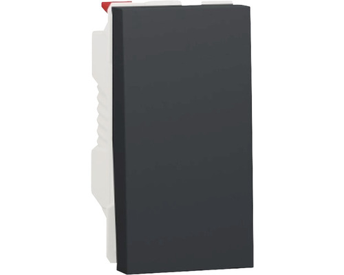 Vypínač Schneider Electric Nová Unica NU310154 r.1 antracit Sivý vypínač