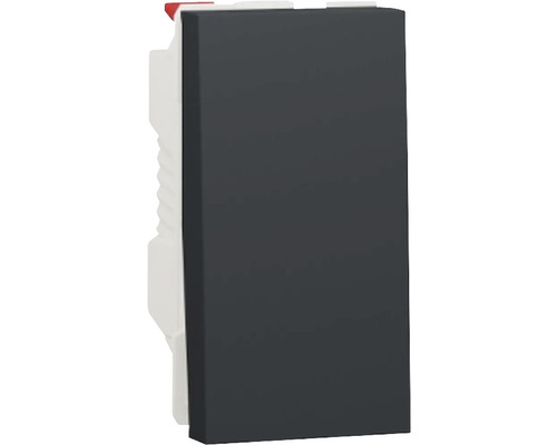 Vypínač Schneider Electric Nová Unica NU310354 r.6 schodiskový antracit Spínacia vložka pre elektrické pripojenie