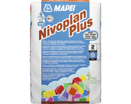 Vrece cementovej vyrovnávacej hmoty Nivoplan Plus