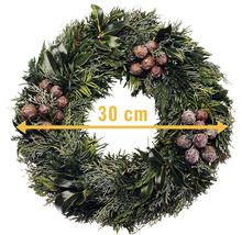 Dekoratívny veniec na dvere s priemerom 30 cm