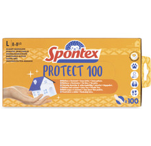 Rukavice Spontex Protect jednorazové veľkosť L 100 ks-thumb-2