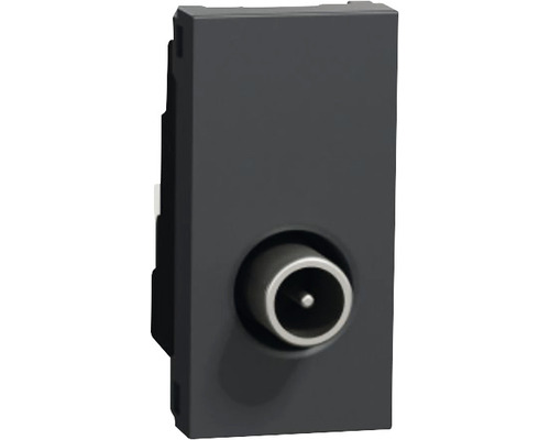 Anténna zásuvka Schneider Electric Nová Unica NU346154 TV/SAT antracit Anténová zásuvka pre pripojenie anténnych káblov