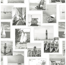 Tapeta s fotokolážou s námorníckymi motívmi