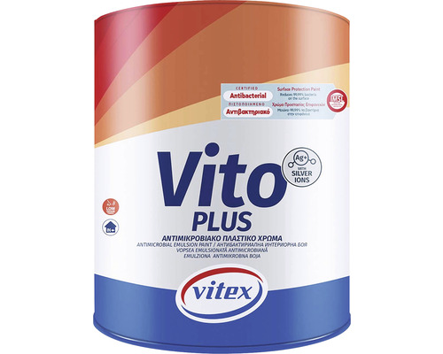 Vitex Vito Plus antibakteriálna farba proti plesniam biela 0,75 l (1,2 kg)