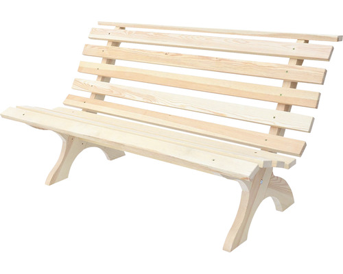 Drevená lavička na vonkajšie použitie