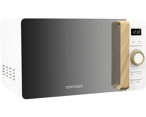 Mikrovlnná rúra s otočným gombíkom a digitálnym displejom