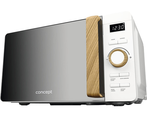 Mikrovlnná rúra s otočným gombíkom a digitálnym displejom