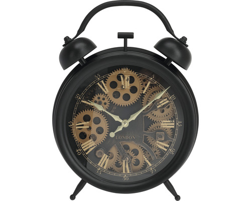 Nástenné hodiny s rímskymi číslicami "Budík" 42x30x8,6 cm