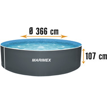 Nadzemný bazén Marimex Orlando 3,66x1,07 m bez príslušenstva-thumb-0