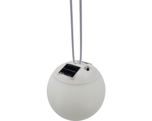 Solárna lampa guľovitého tvaru so zavesením