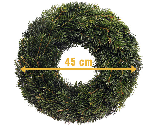 Jedľový veniec s priemerom 45 centimetrov