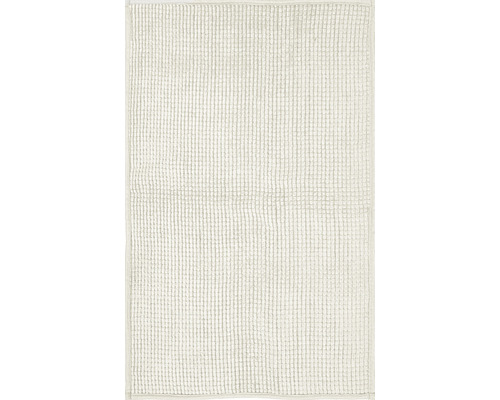 Obdĺžniková kúpeľňová predložka z textilu s vaflovou štruktúrou