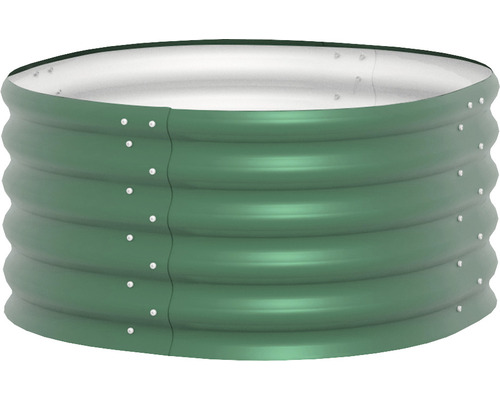 Vyvýšený záhon z vlnitej ocele