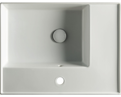 Keramické umývadlo s otvorom pre batériu a prepadom